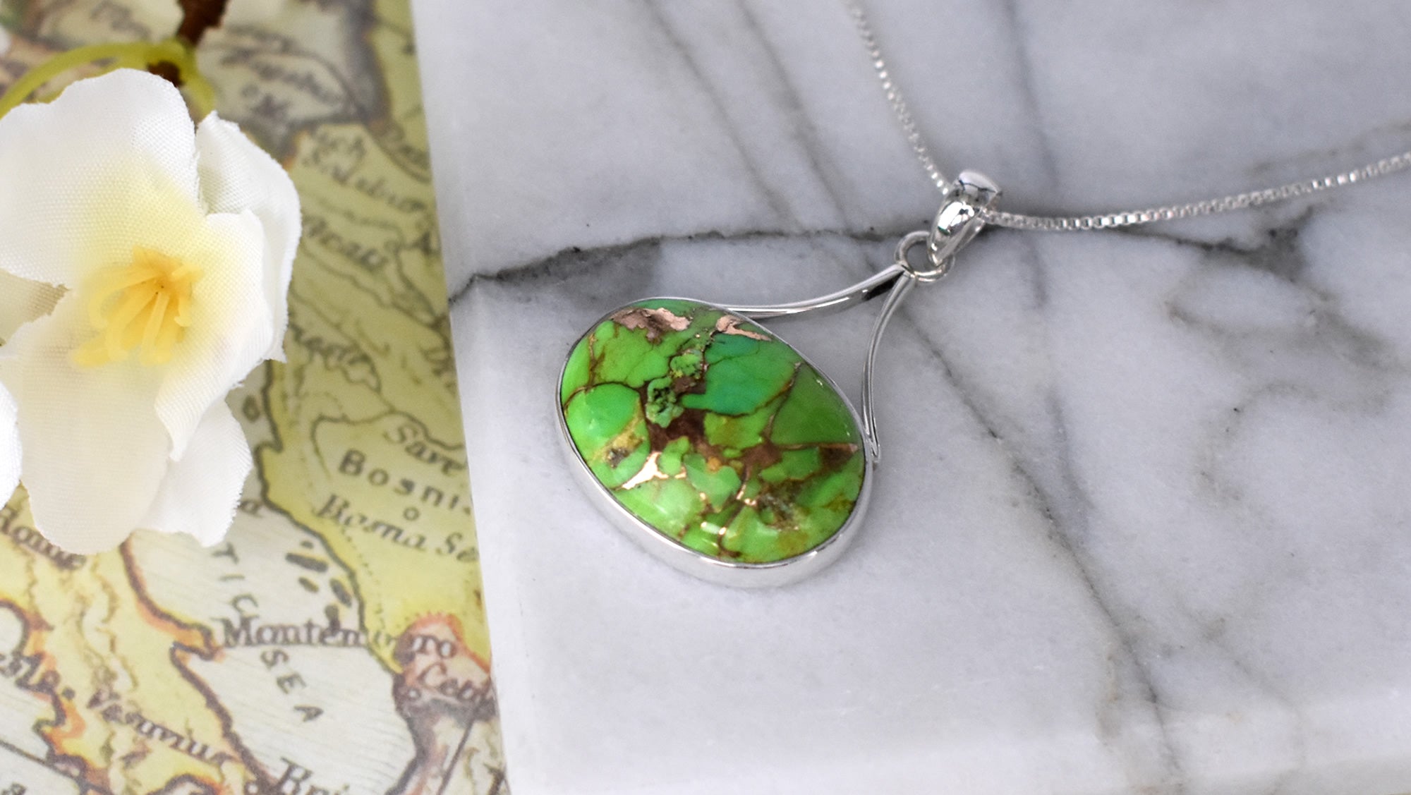 Green mohave turquoise