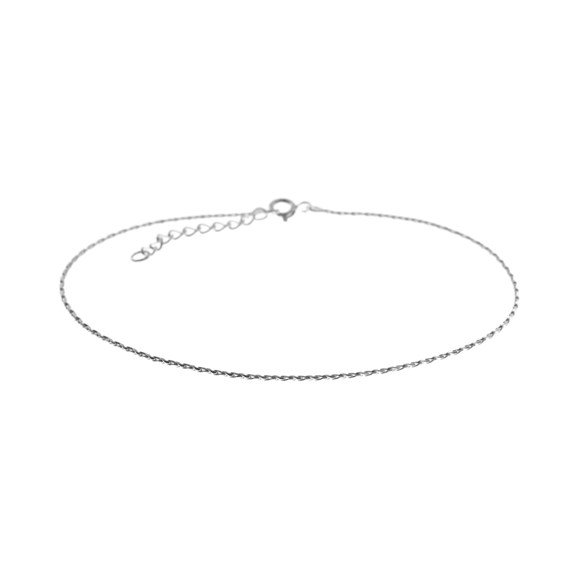 Bria cardano chain silver anklet
