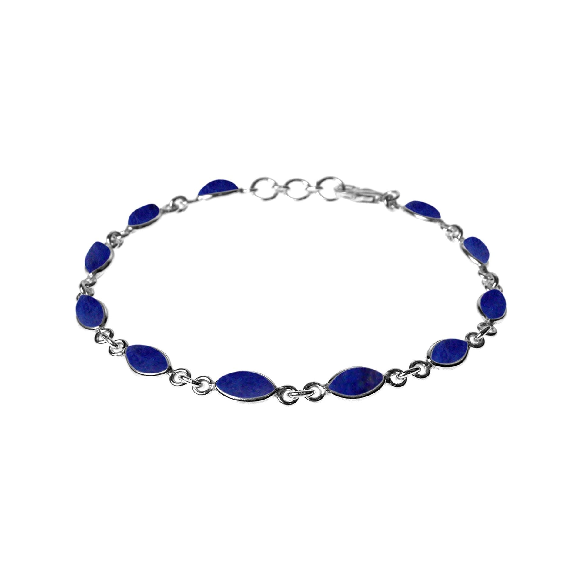 Bridget dainty marquis lapis lazuli bracelet