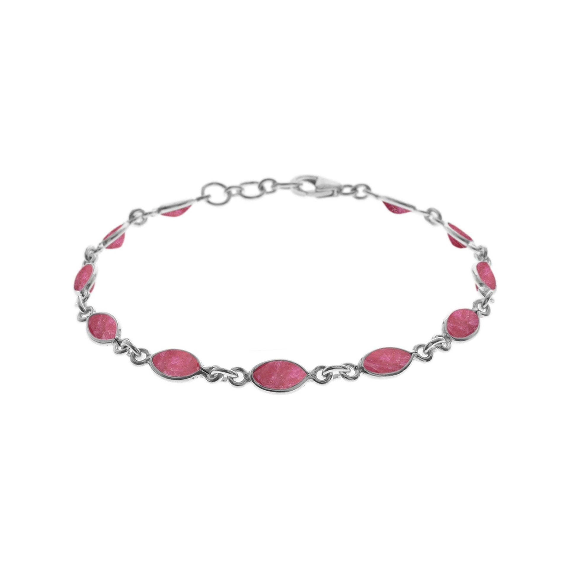 Bridget dainty marquis ruby quartz bracelet