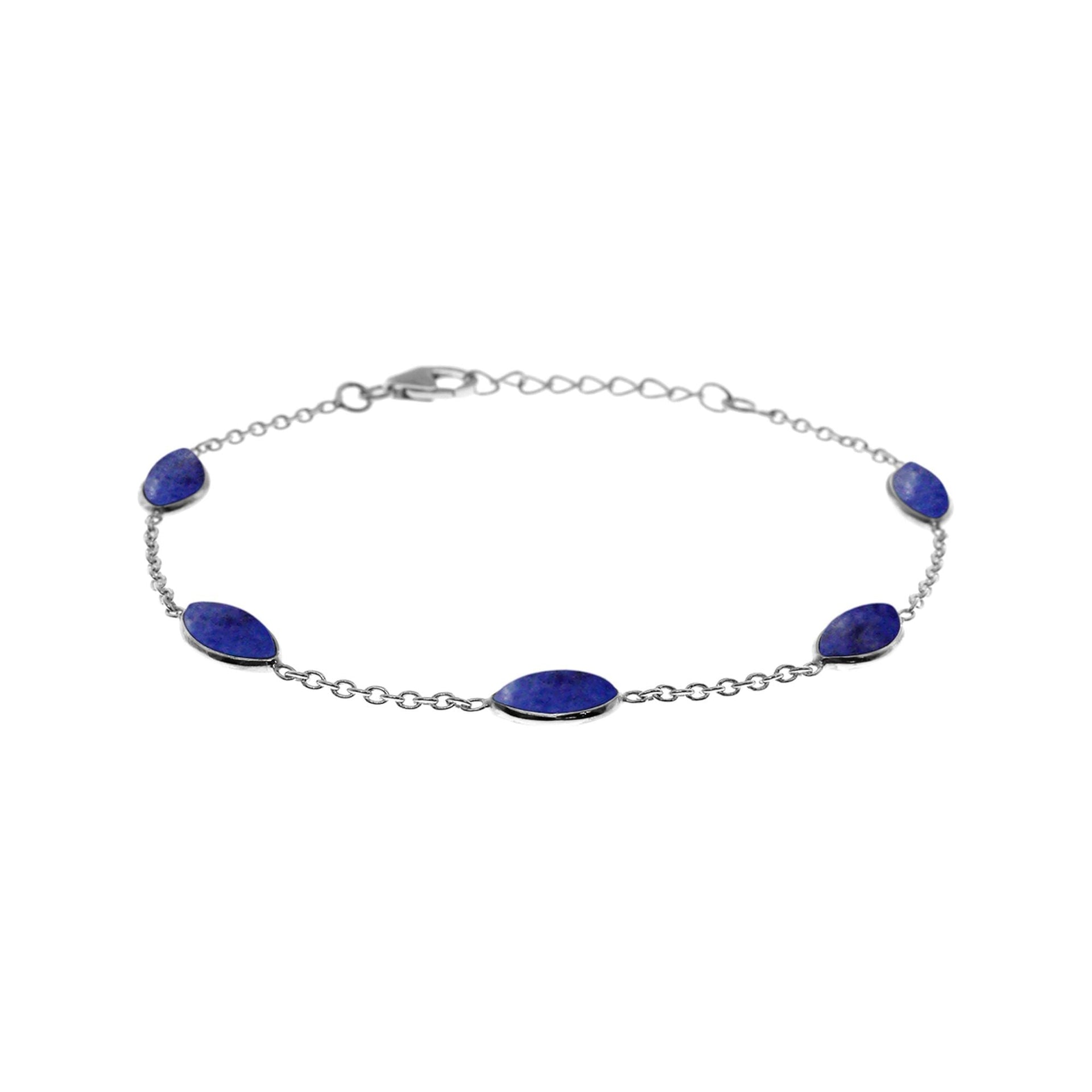 Bridget marquis lapis lazuli chain bracelet