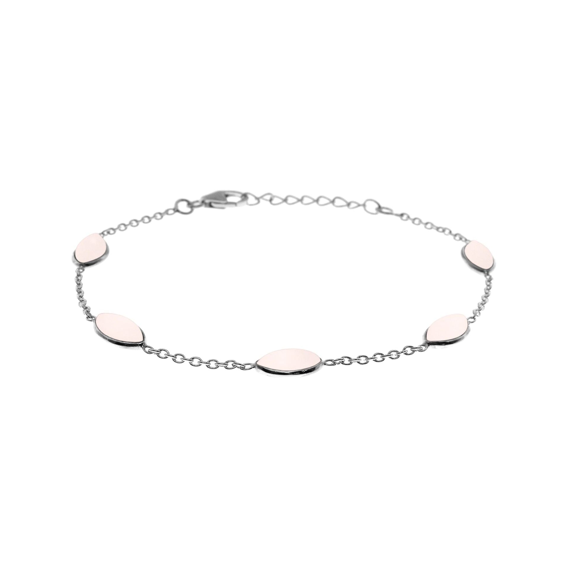 Bridget marquis rose quartz chain bracelet