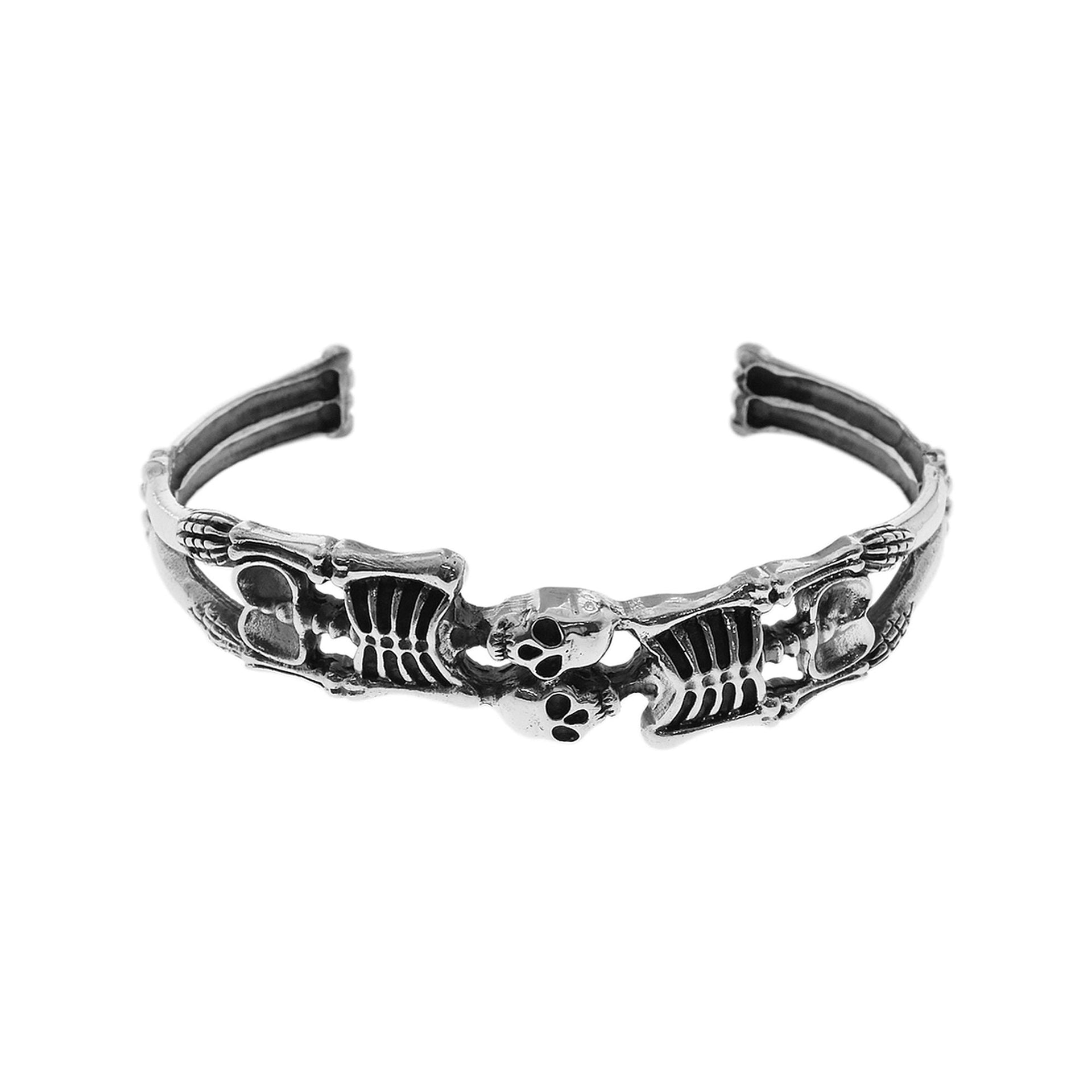 Harley double skeleton bangle