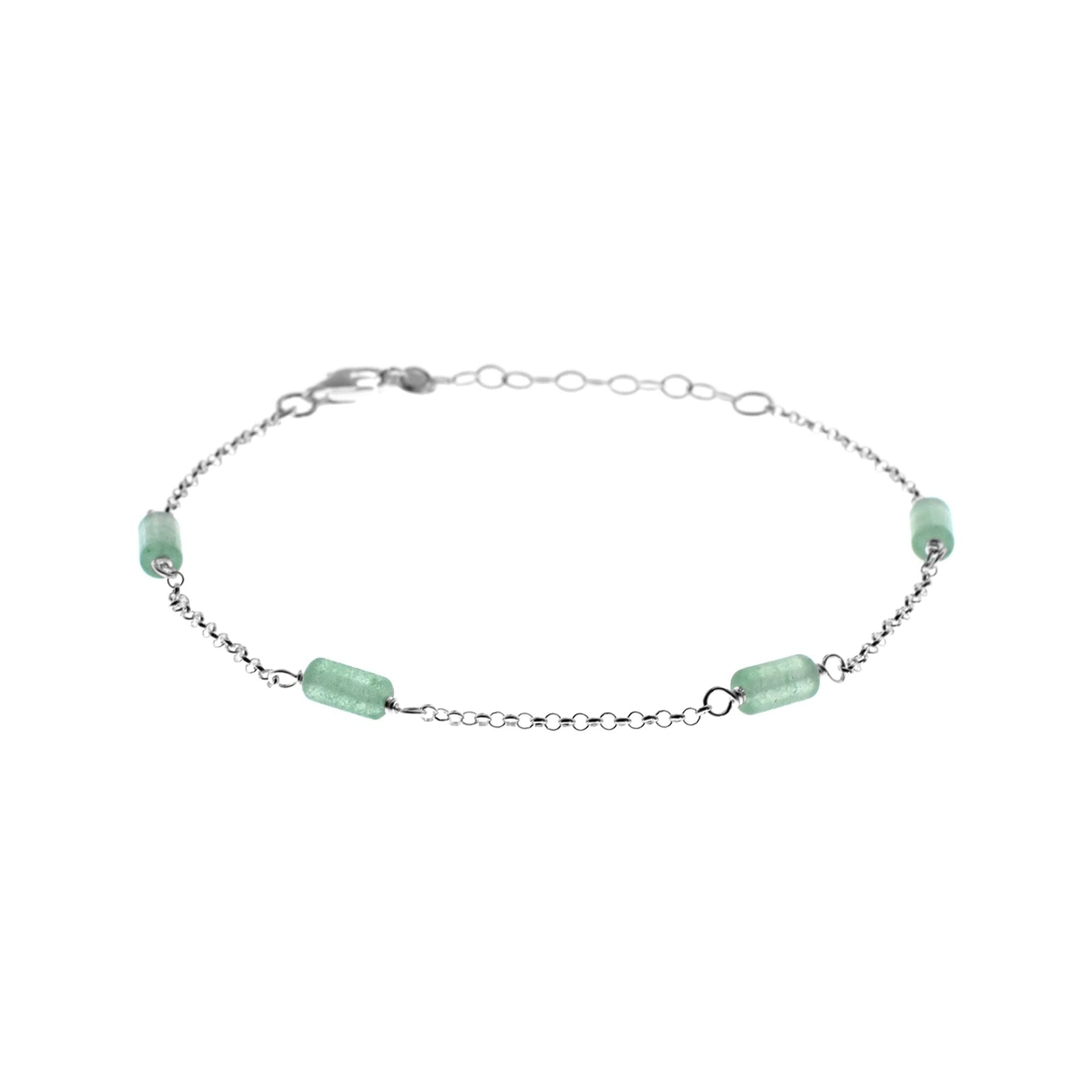 Jaelyn aventurine station bracelet
