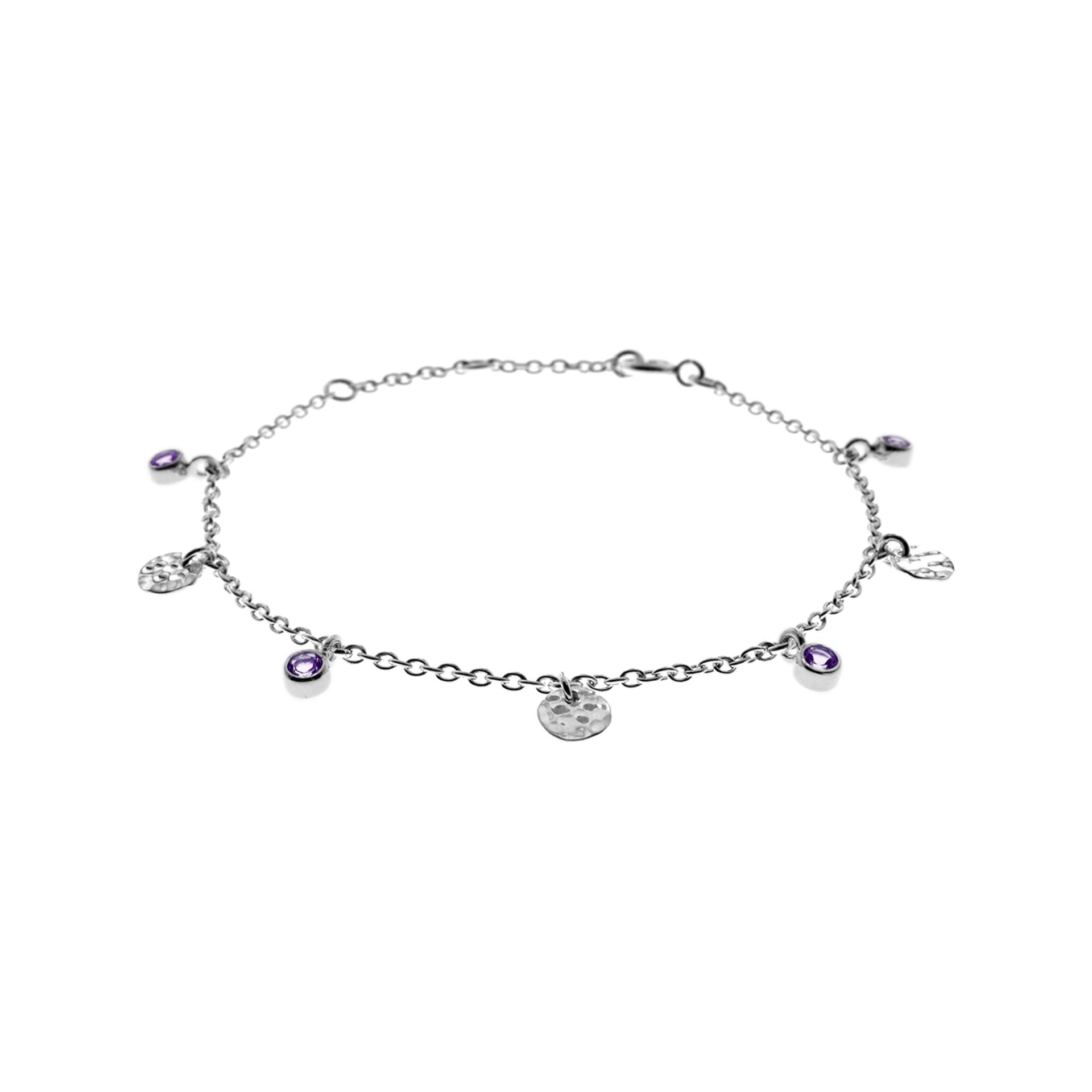 Bridget elegant amethyst bracelet