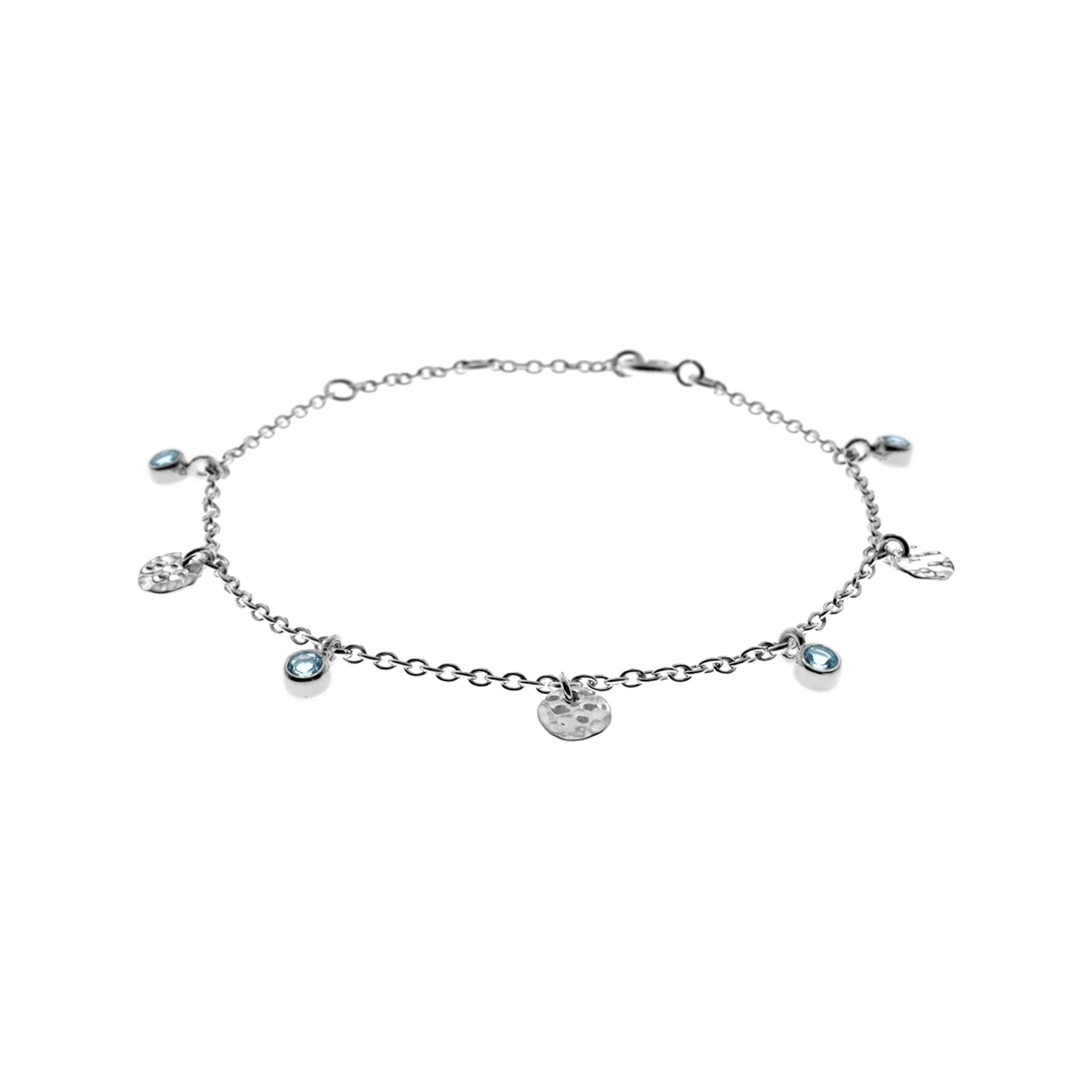 Bridget elegant blue topaz bracelet