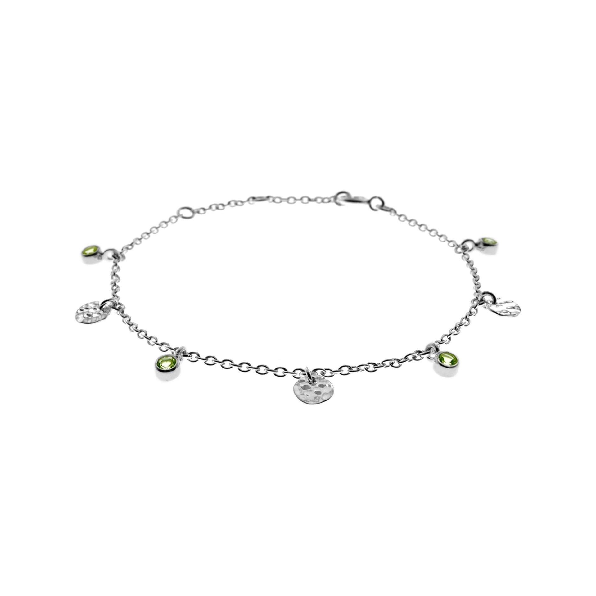 Bridget elegant peridot bracelet