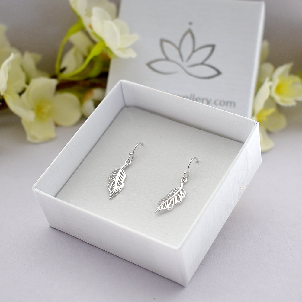 Matilda feather earrings