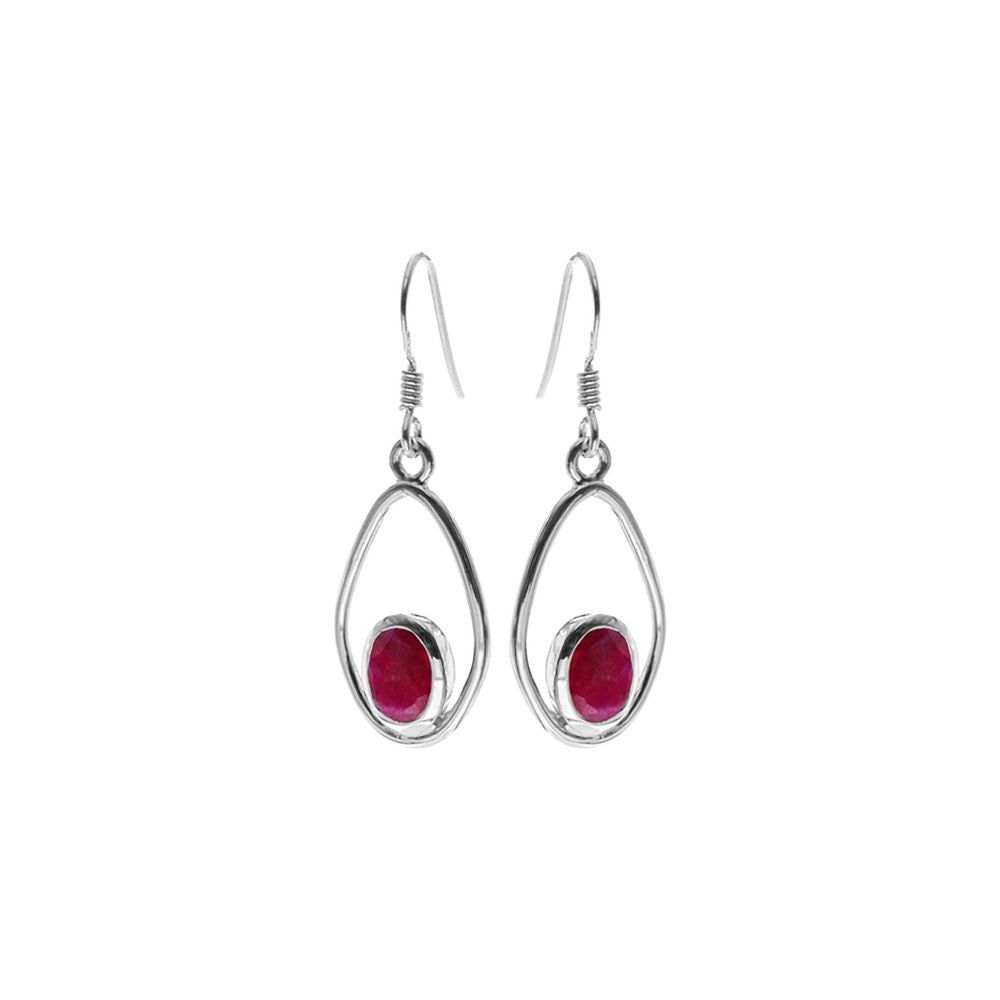 Amy facet ruby quartz soft diamond halo