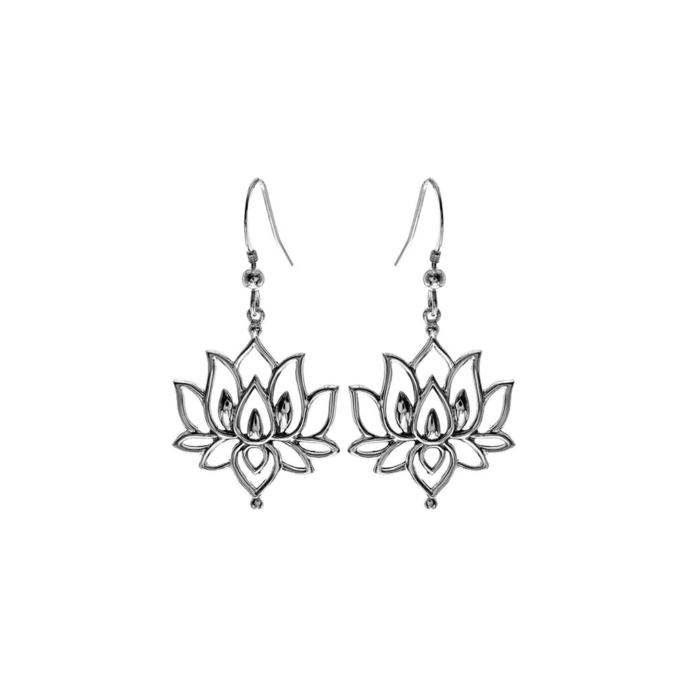 Catalina lotus flower earrings