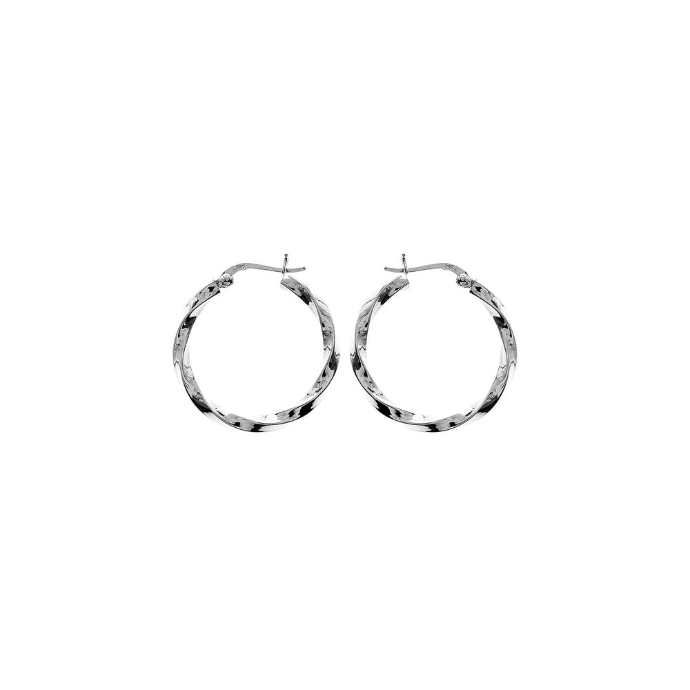 Phoebe large twisted creole hoops