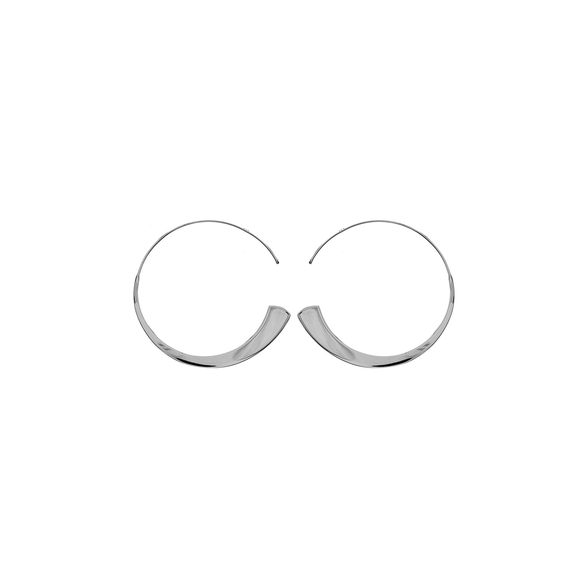 Bria semi-hoop tapered earrings