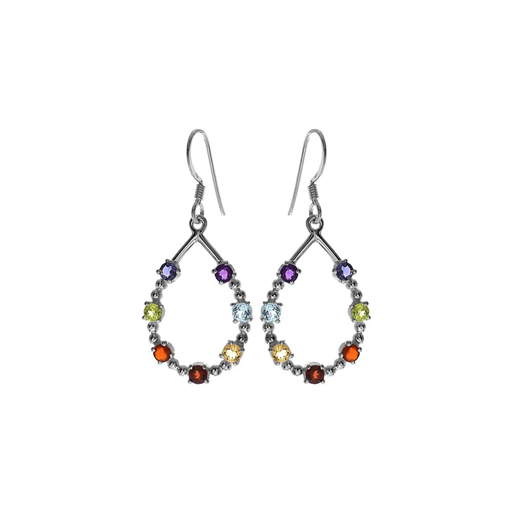Kenna open teardrop earrings