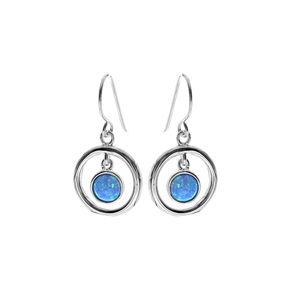 Angelica suspended blue opal