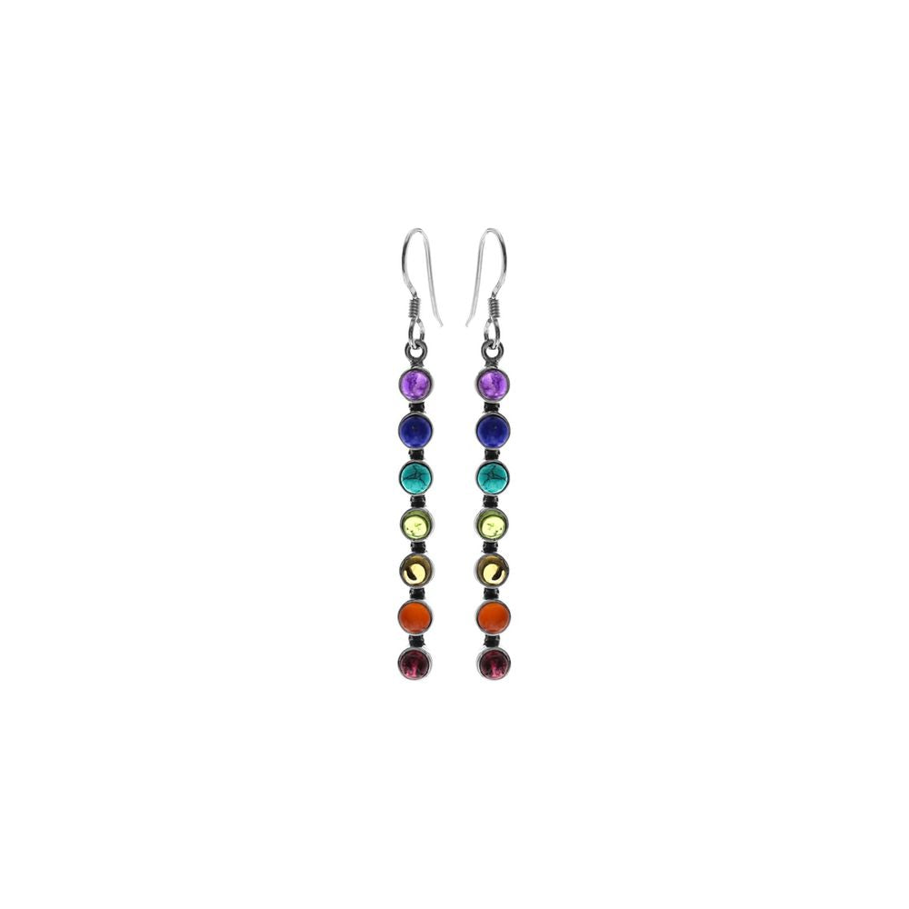 Kenna linked bar drop earrings