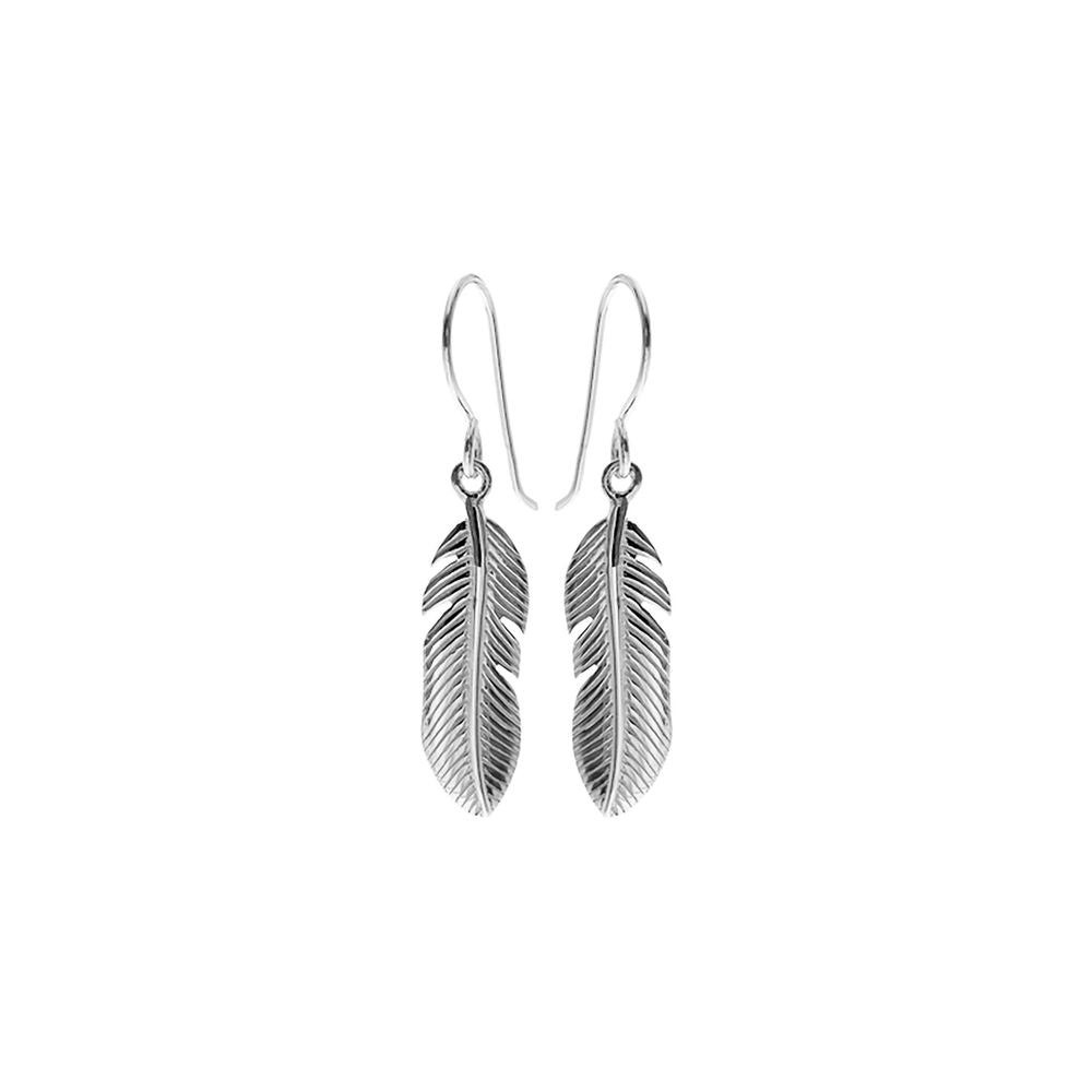 Zora feather earrings