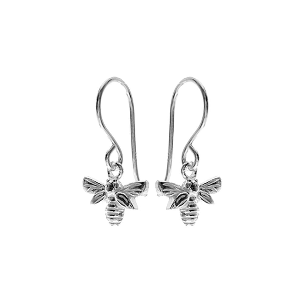 Cora small bee drop earrings