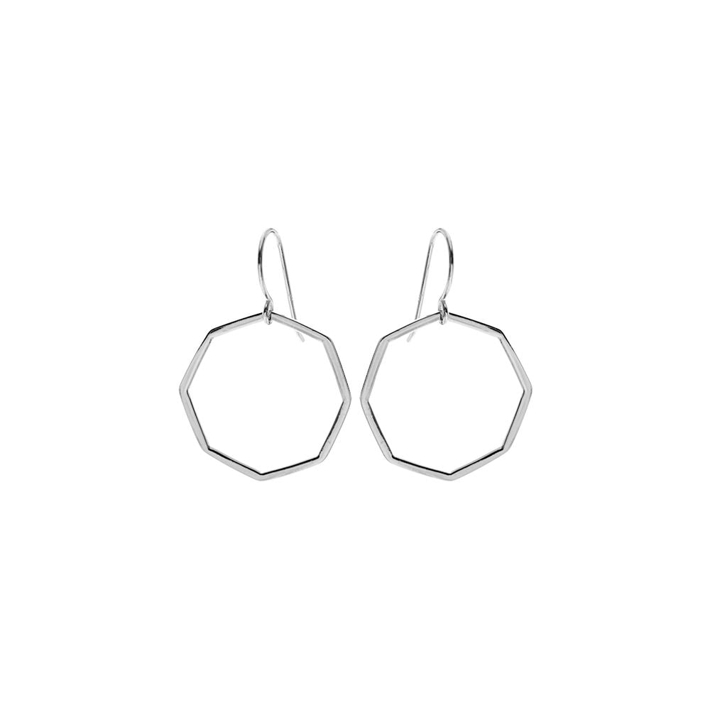 Bria octagon earrings