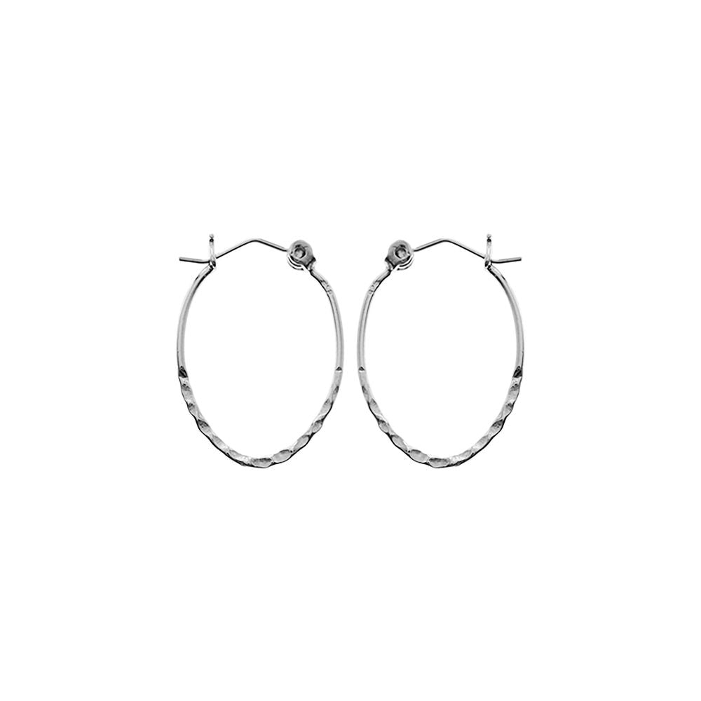 Lexi oval creole hoops