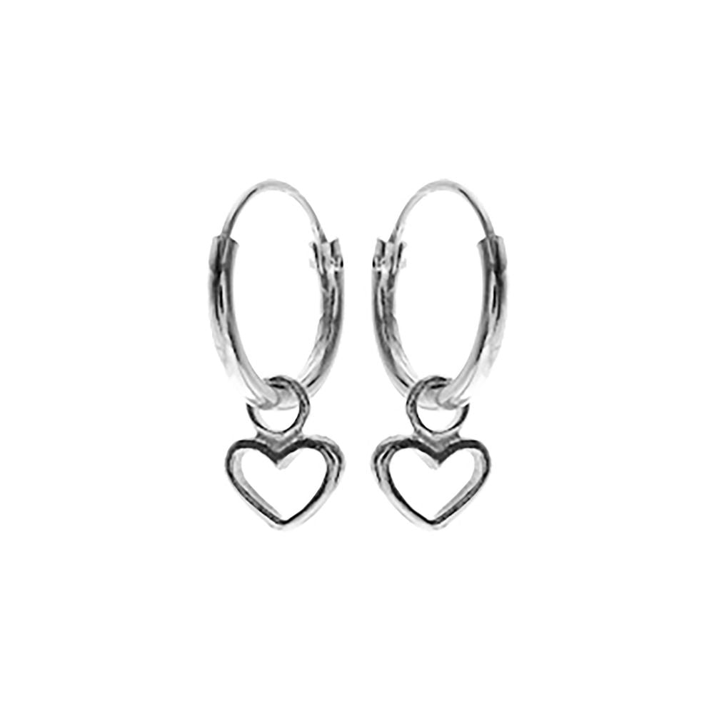 Lily sleepers with open heart charm