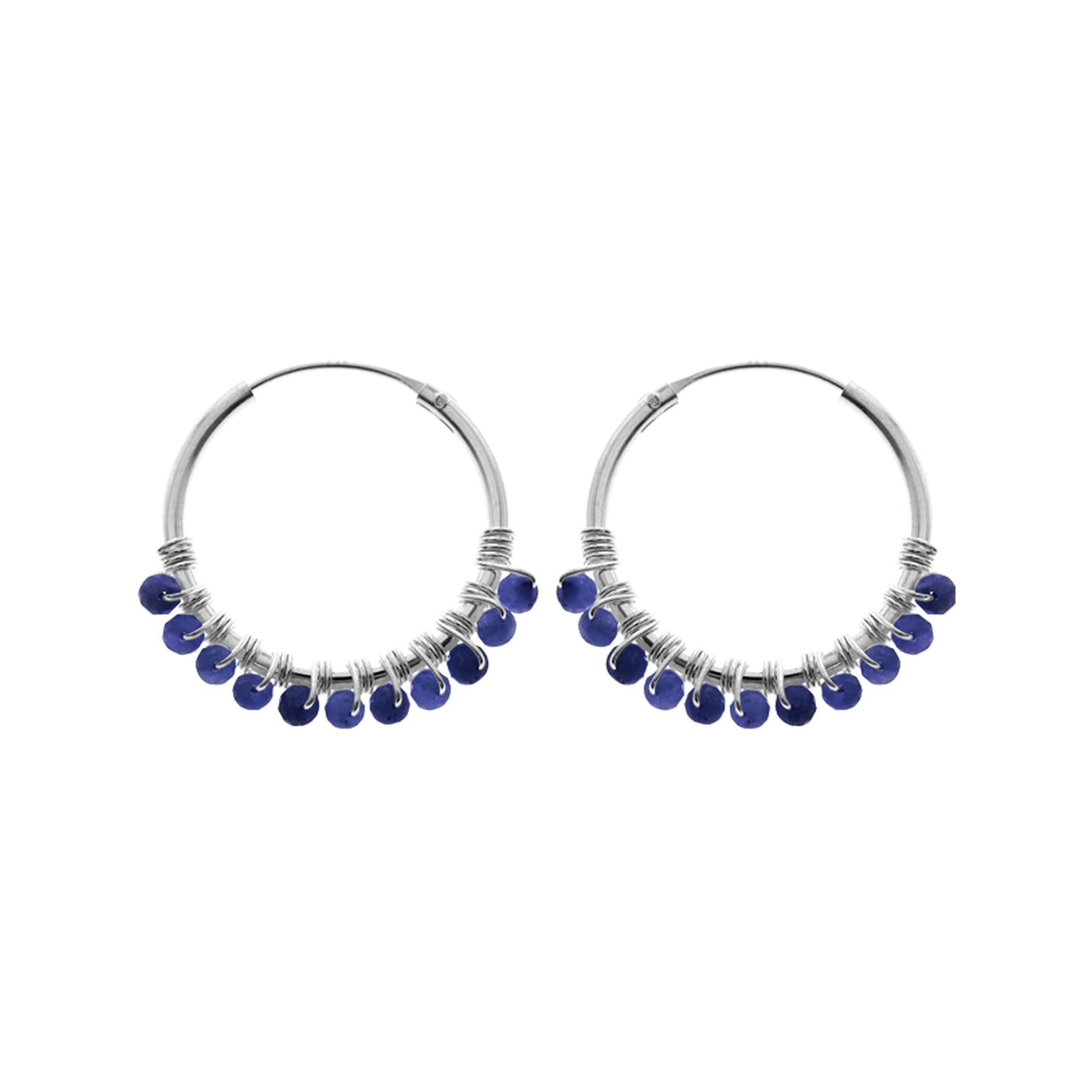 Avianna sleeper with lapis lazuli droplets