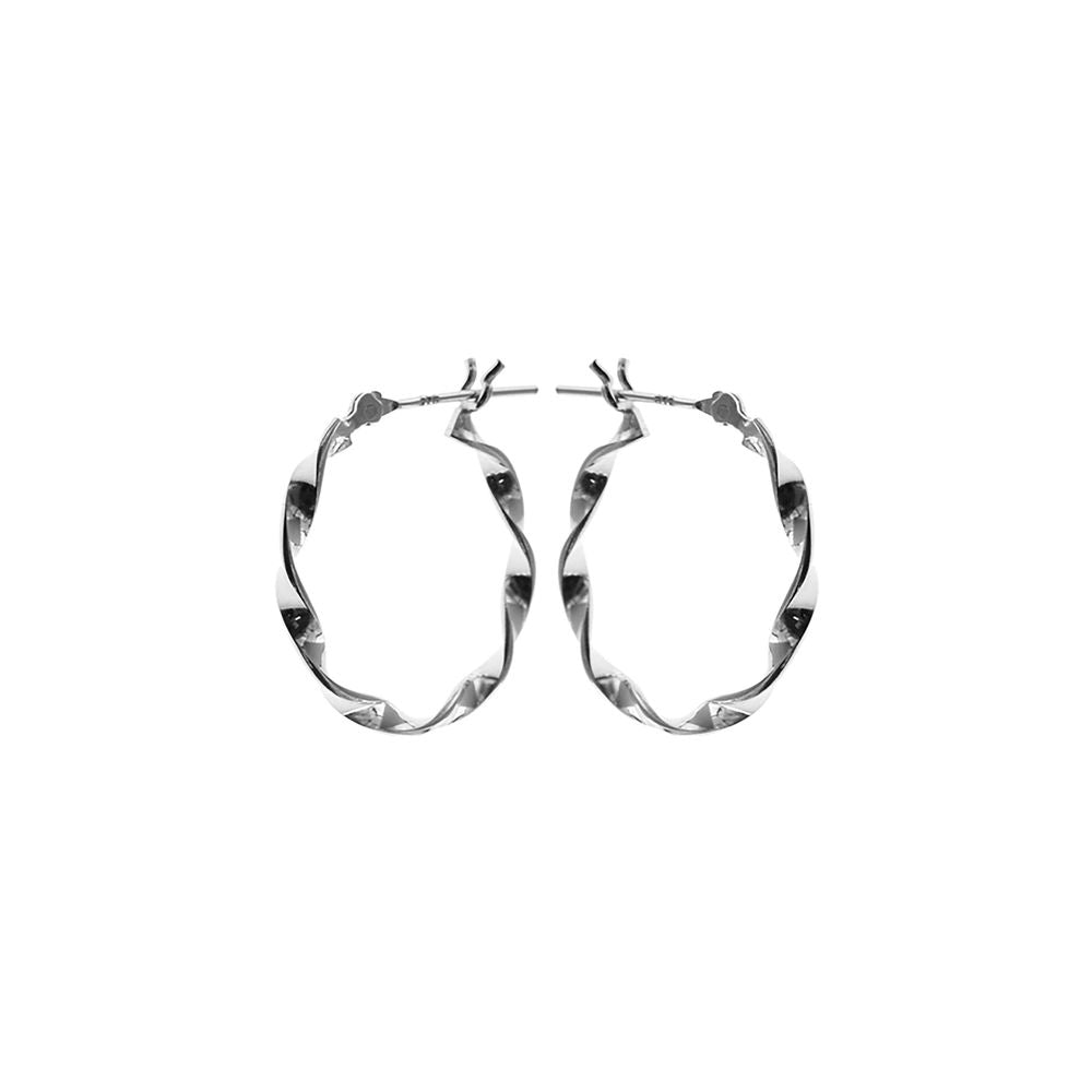 Phoebe twisted creole hoops