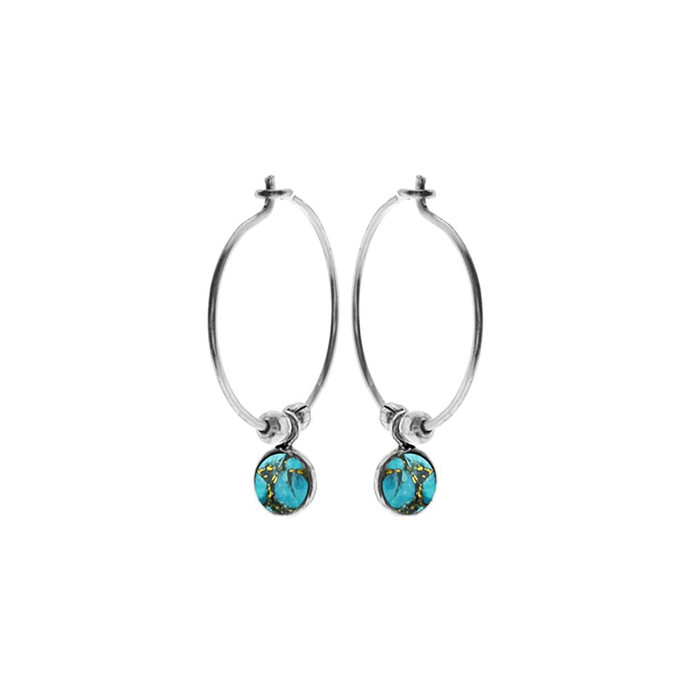 Ivy hoops with blue mohave (small)