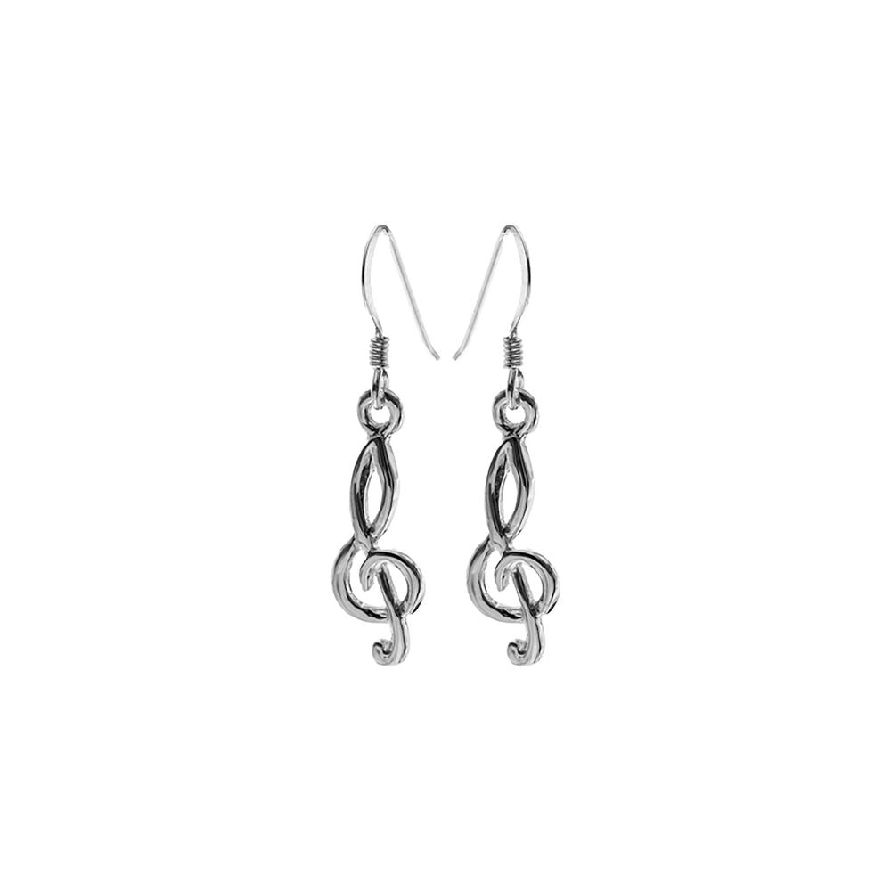 Erica treble clef earrings