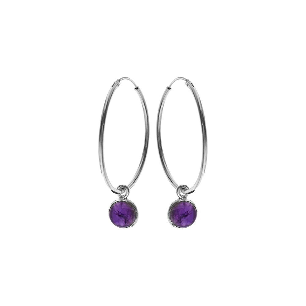 Bridget sleeper round amethyst