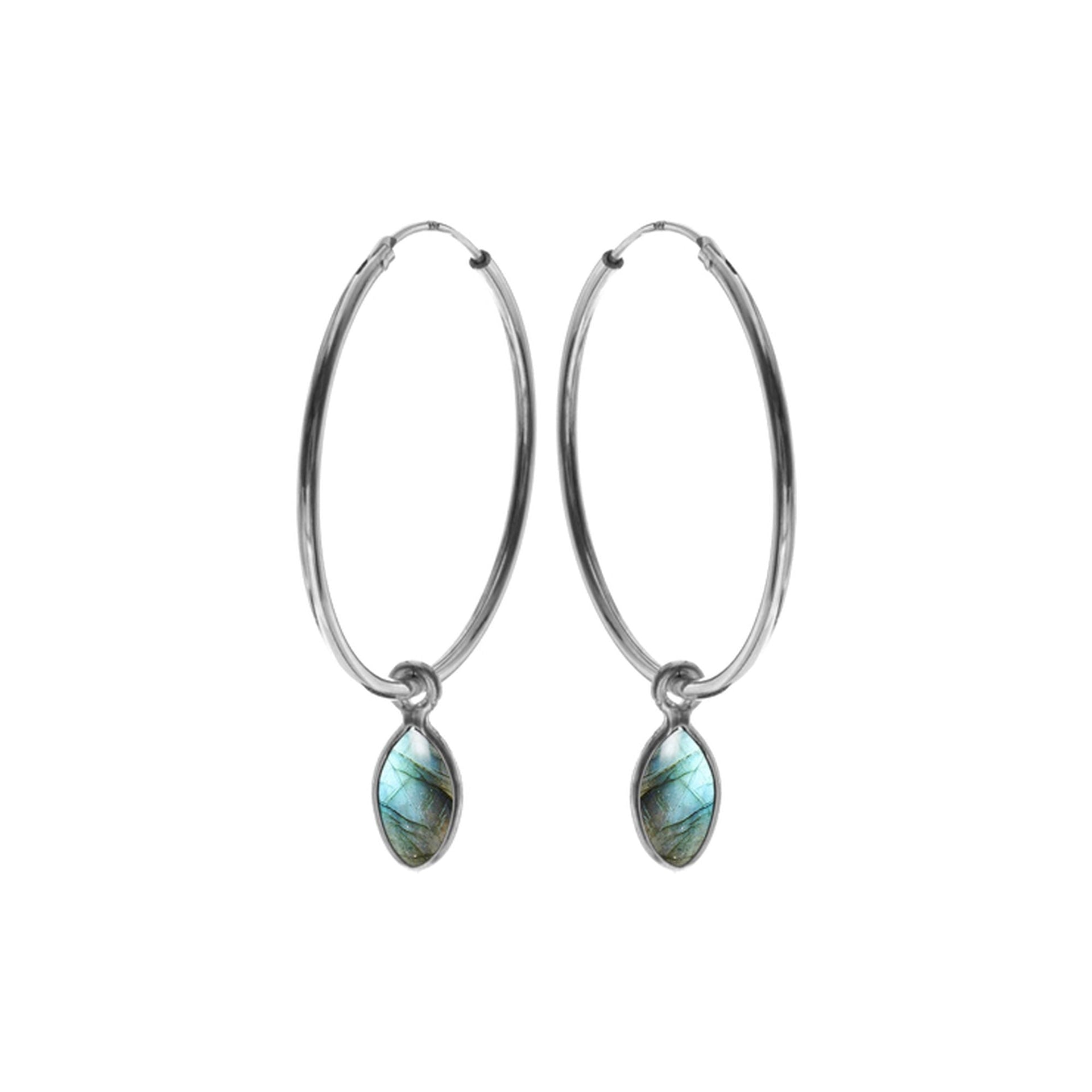 Ivy sleeper with marquis labradorite