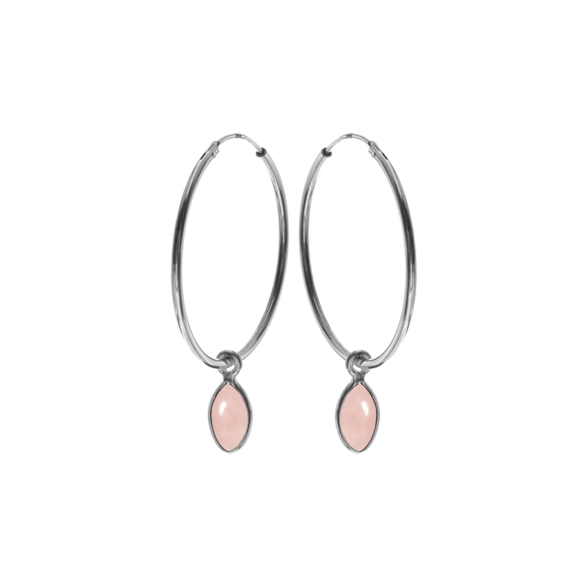 Ivy sleeper with marquis rose quartz