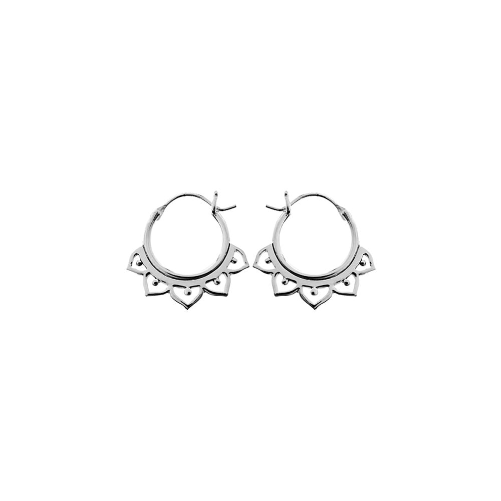 Isla small arabesque hoops