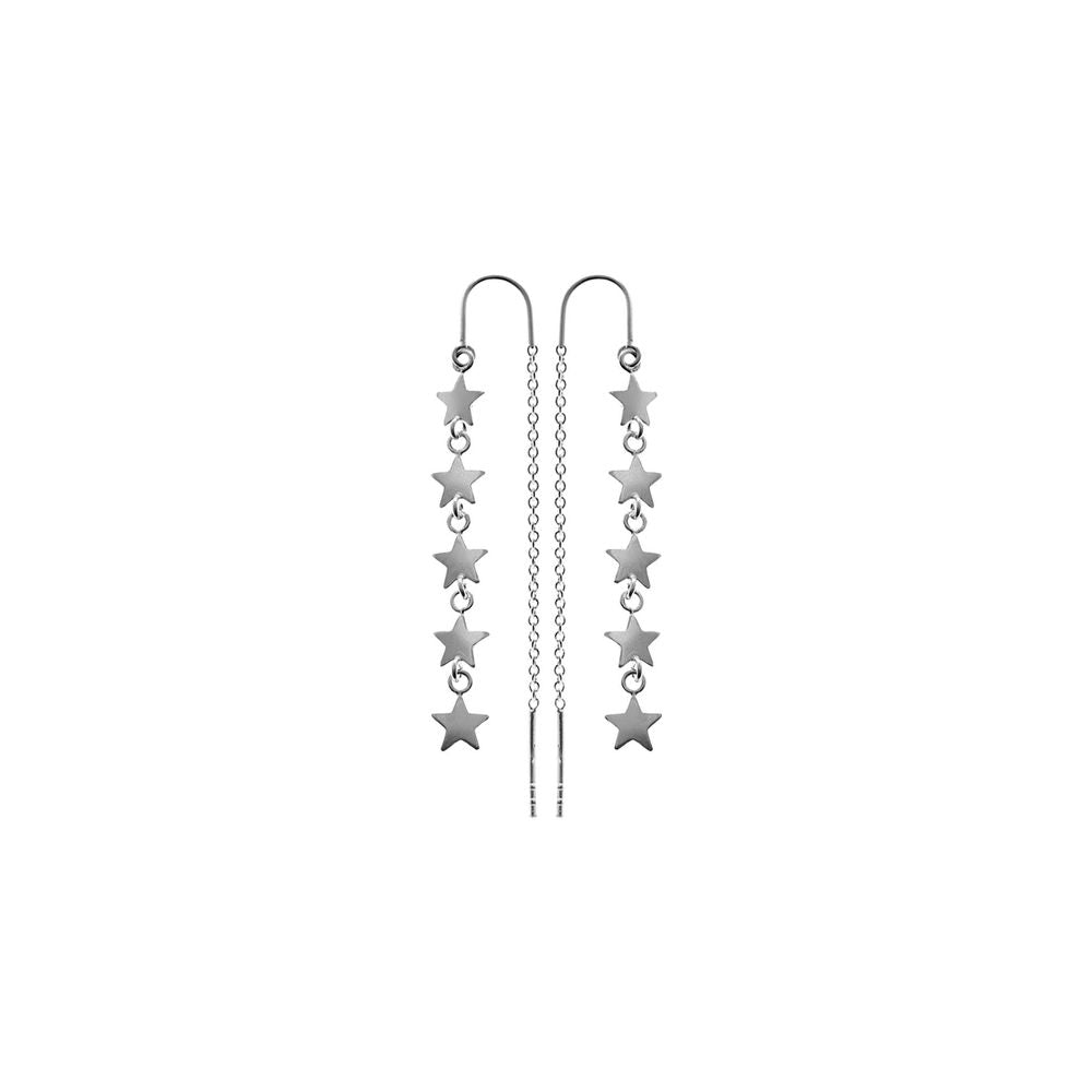 Faith cascading stars pull through earrings