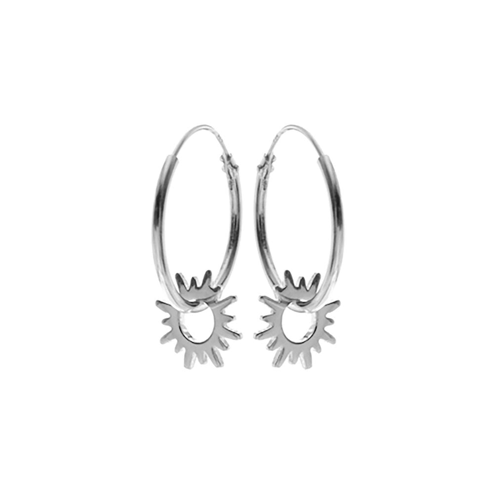 Cora eclipse sleeper earrings