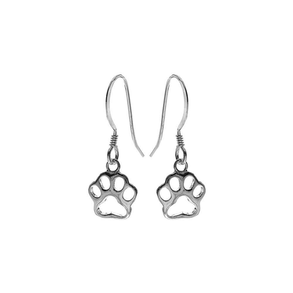 Matilda cut out paw print earrings