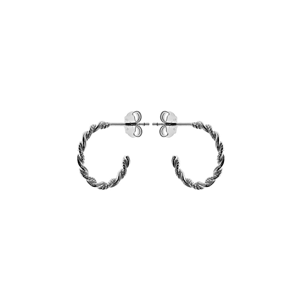 Phoebe textured weave hoops