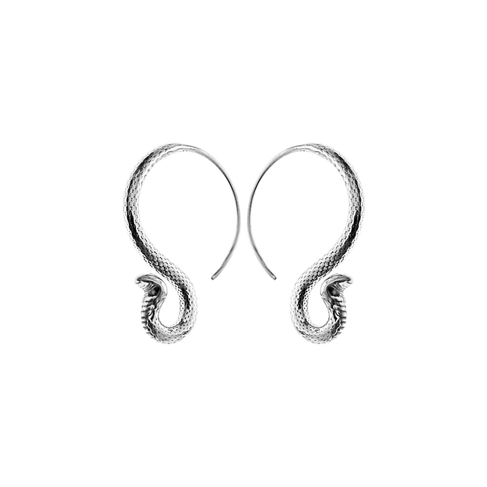 Anya cobra hoop earrings