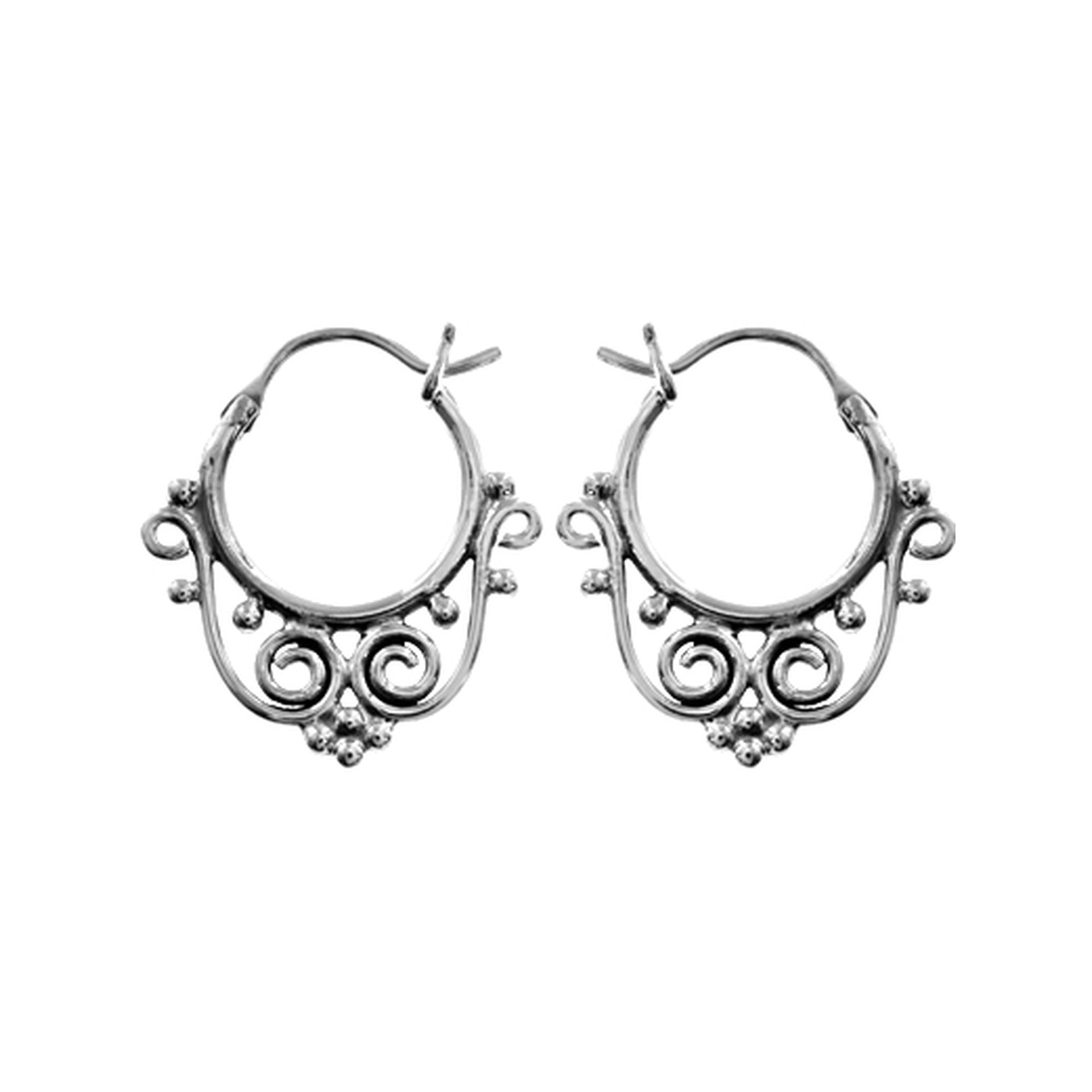 Isla swirl design hoops