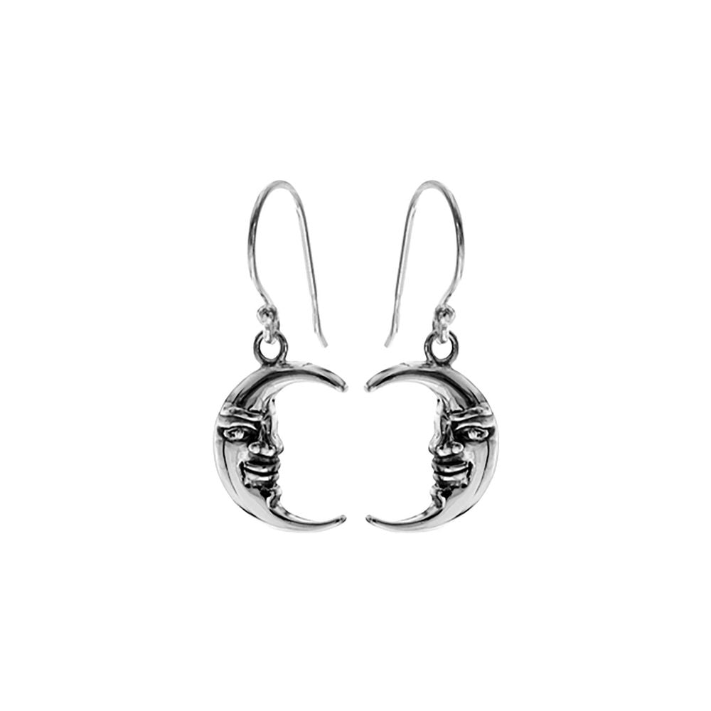 Ginelle man in the moon earrings
