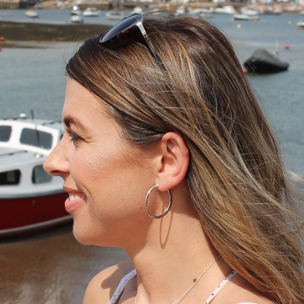 Lexi heavy creole earrings