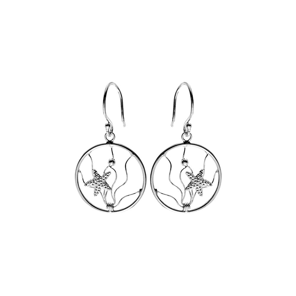 Mila sea scene starfish earrings
