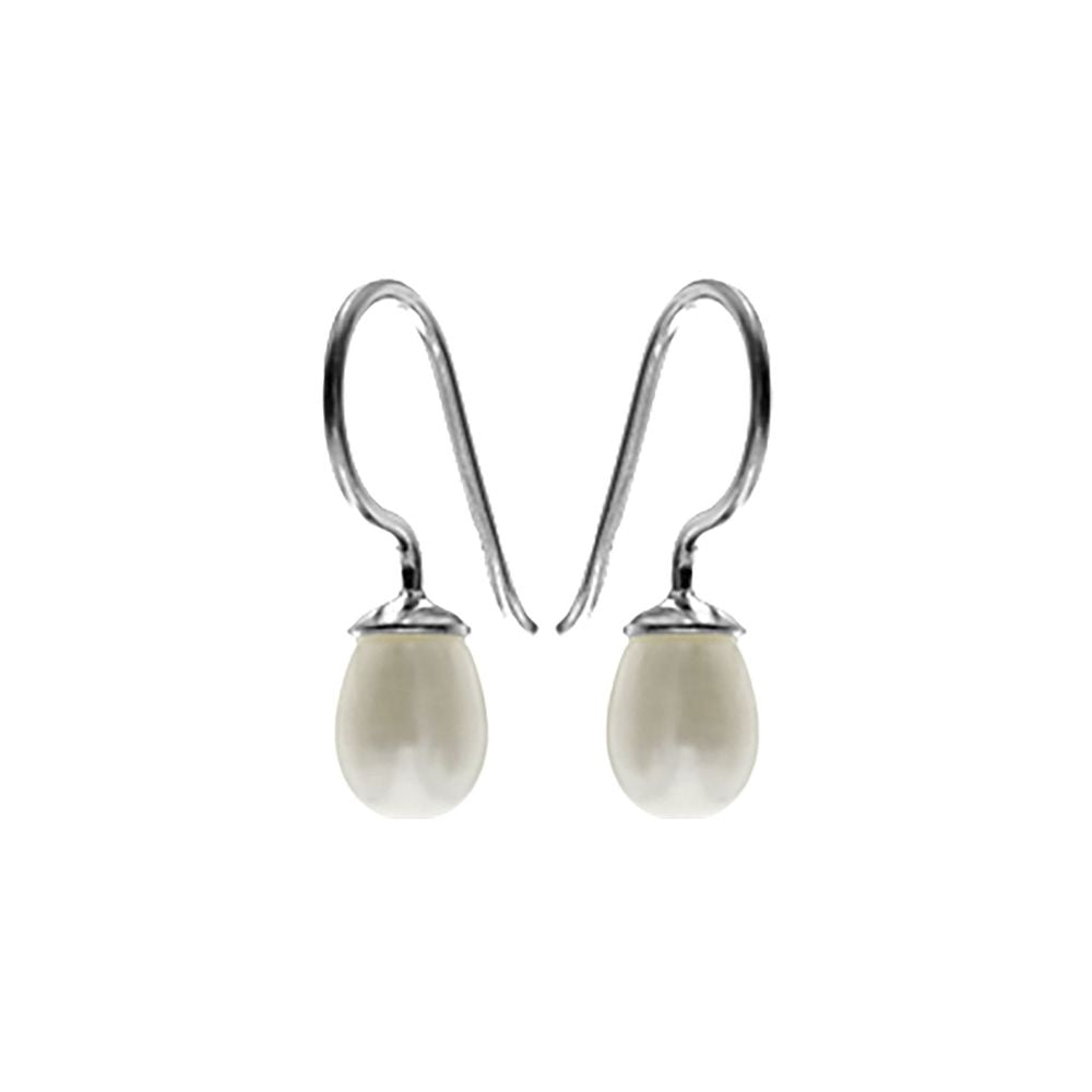 Blythe simple pearl fixed hook earrings
