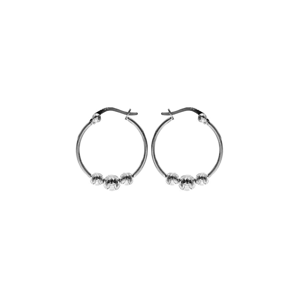 Lara triple ball hoops