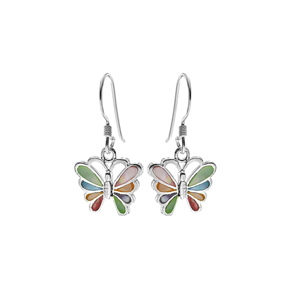 Bronwen mother of pearl butterfly earrings