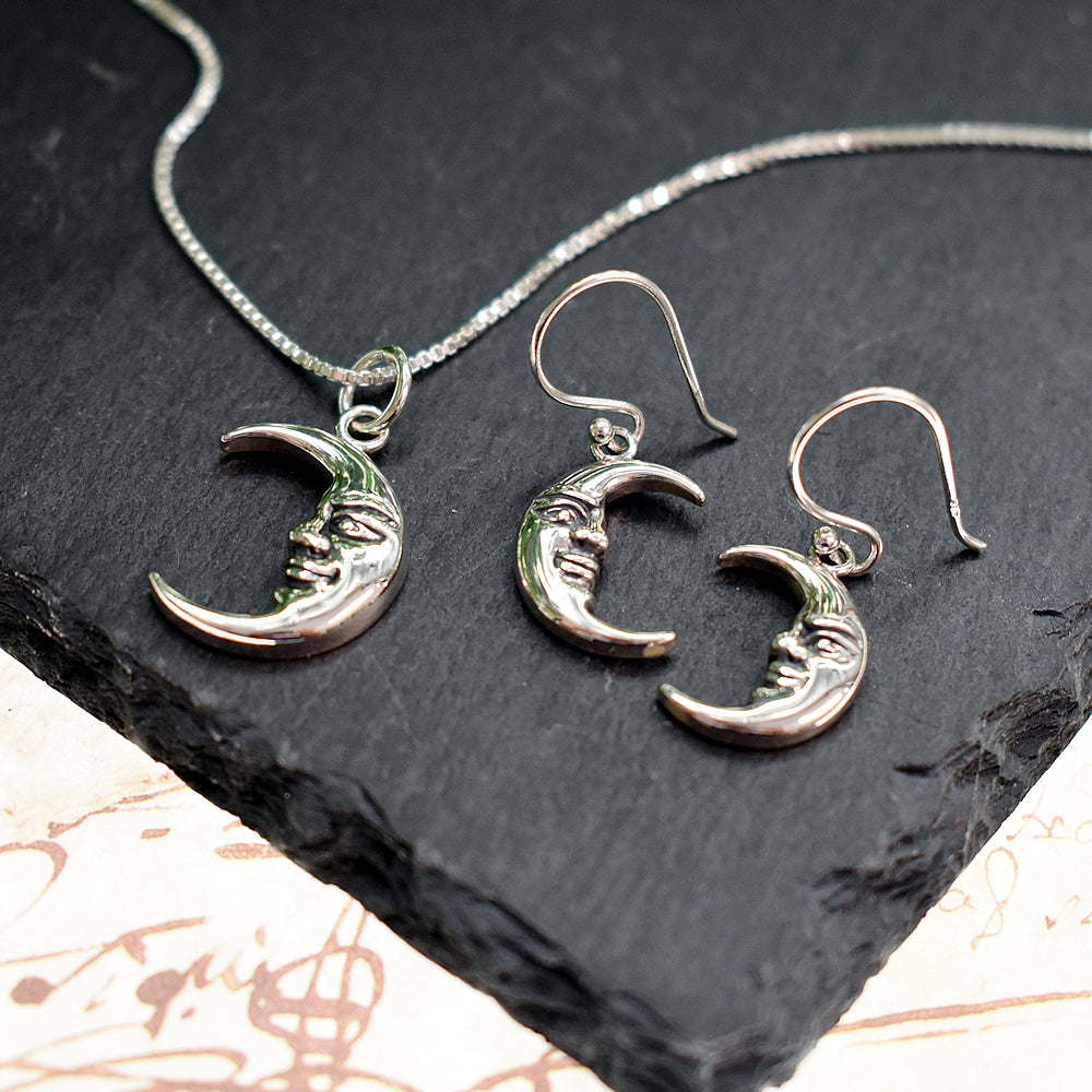 Ginelle man in the moon pendant