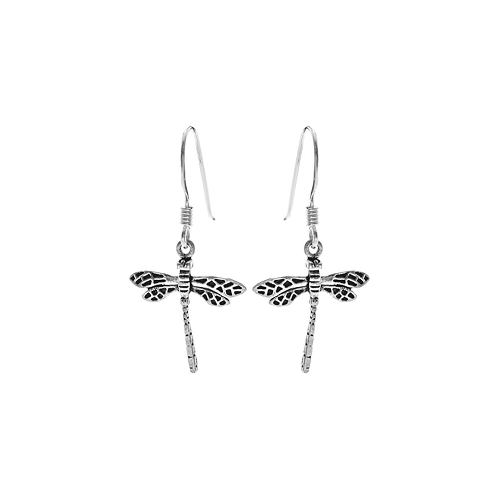 Smile oxidised dragonfly earrings