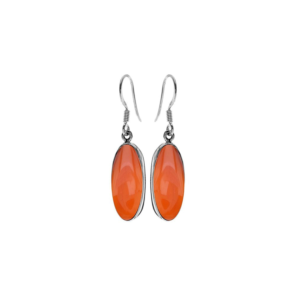 Samira torpedo carnelian earrings