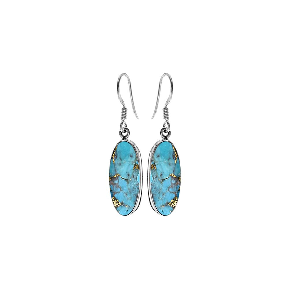 Samira torpedo blue mohave earrings