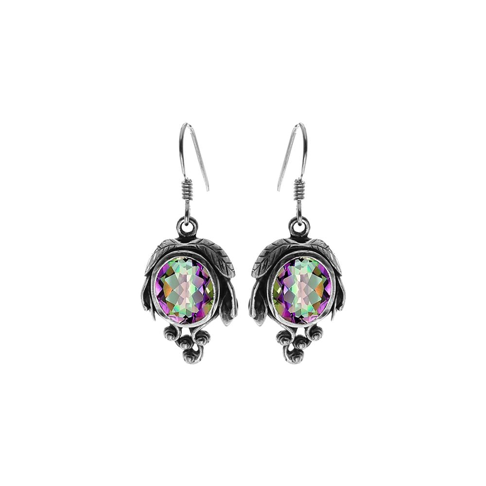 Catalina mystic topaz vine earrings