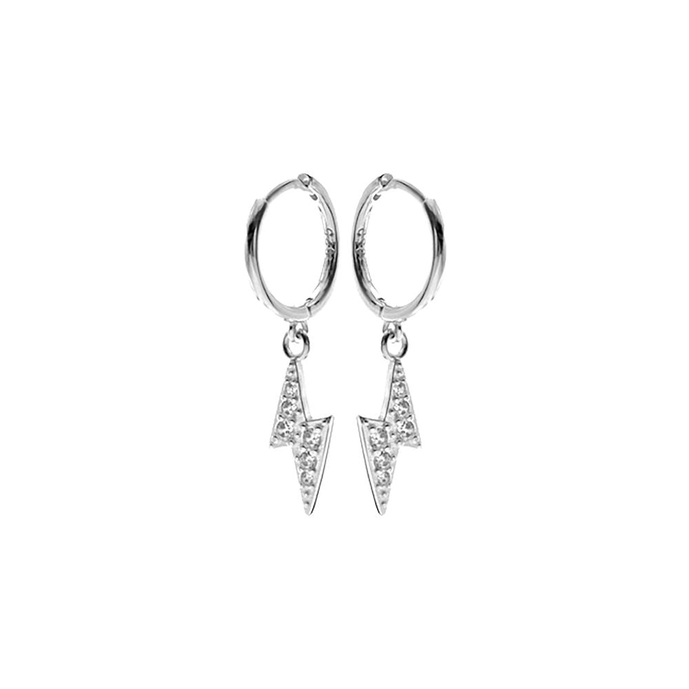 Natalie CZ lightening bolt sleepers